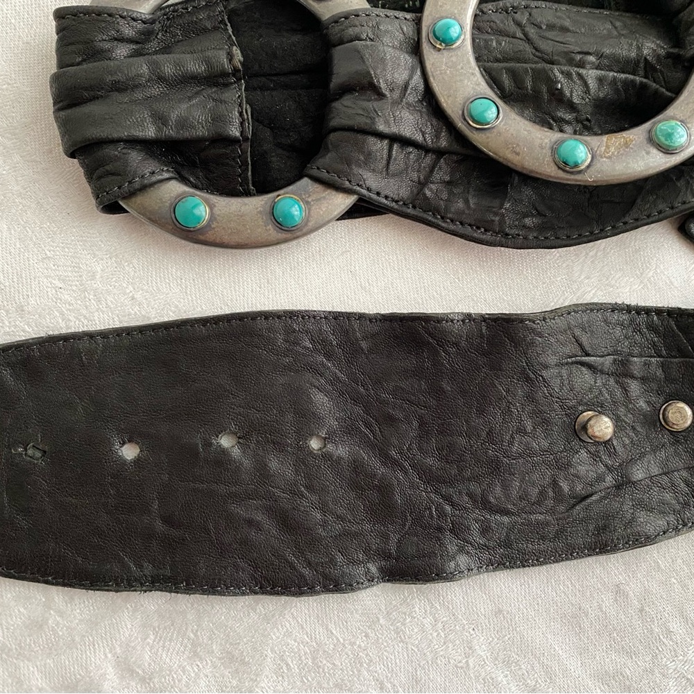 Streets Ahead Black Leather Belt - Picture 6 of 8